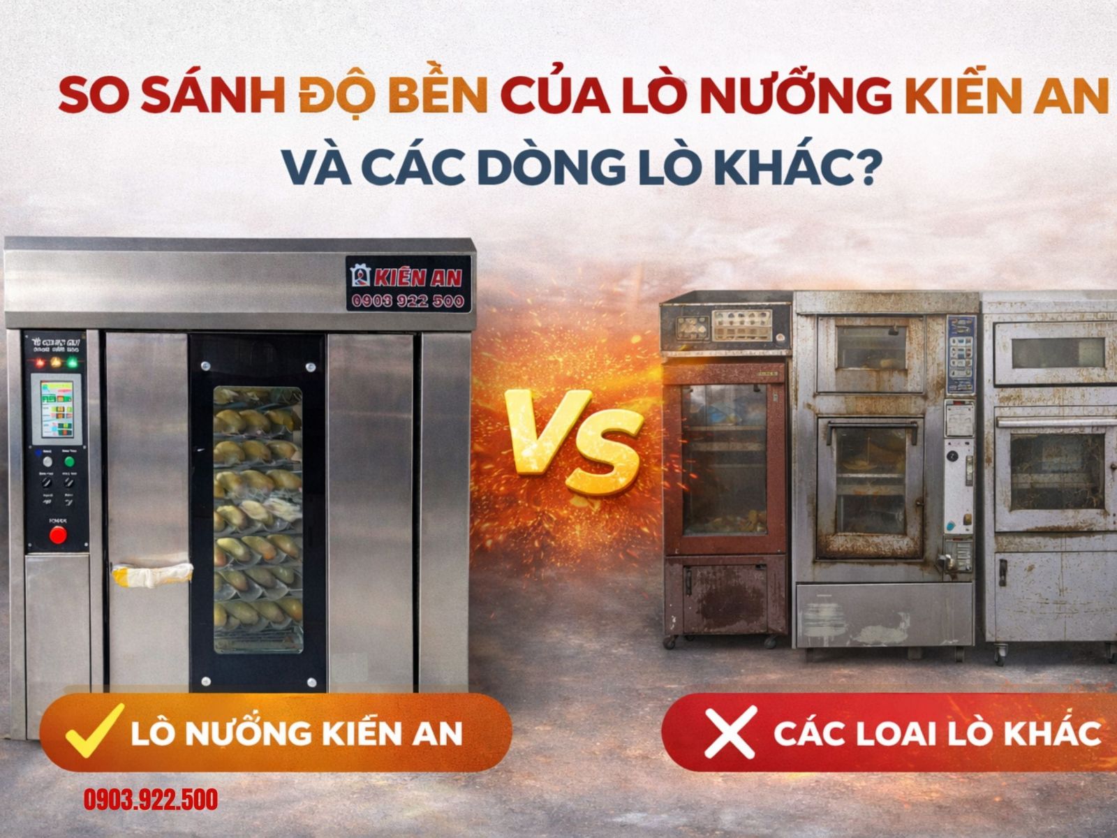 Lò nướng Kiến An có gì khác biệt?